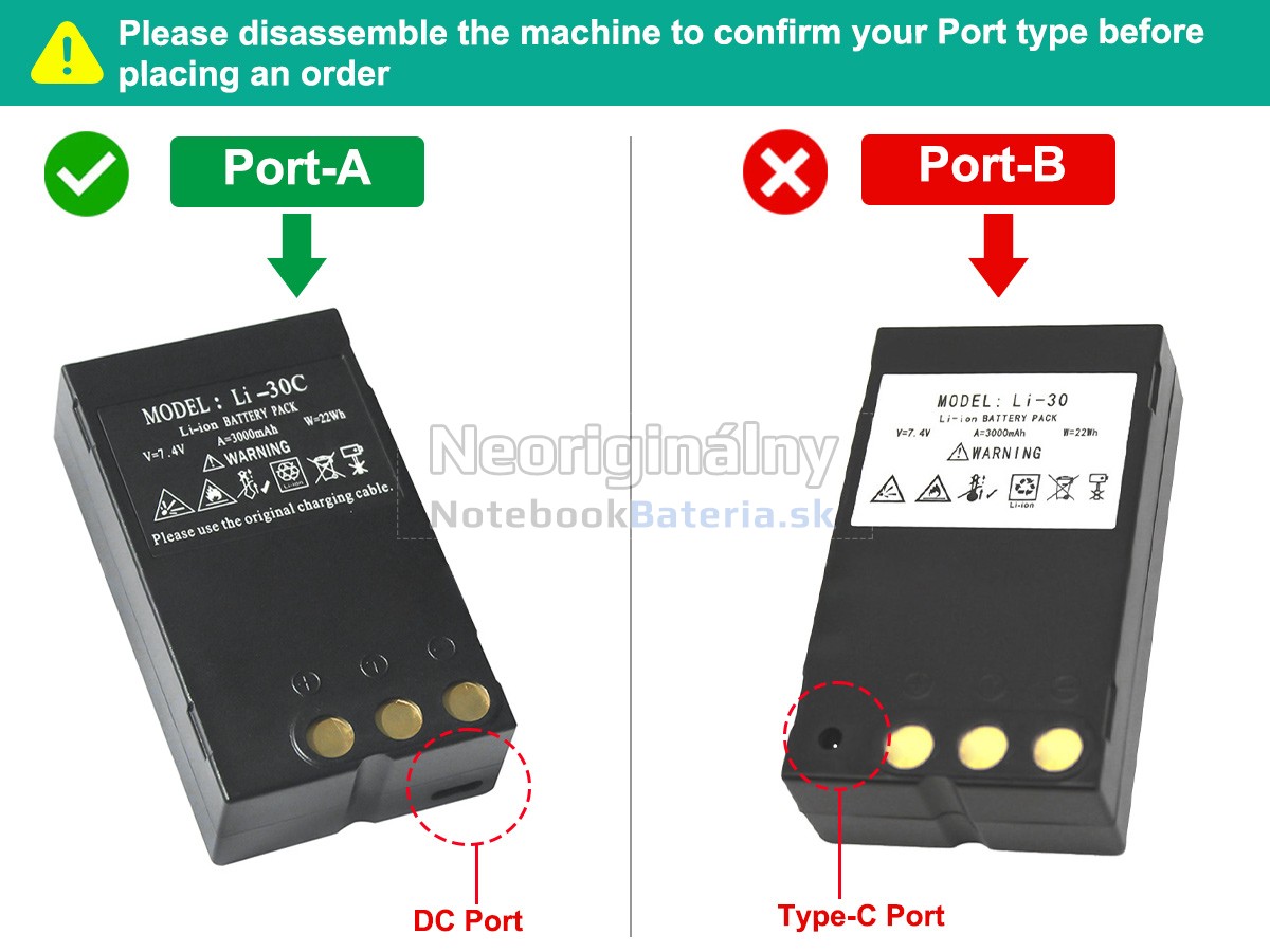 Náhradná batéria pre South NTS-342G