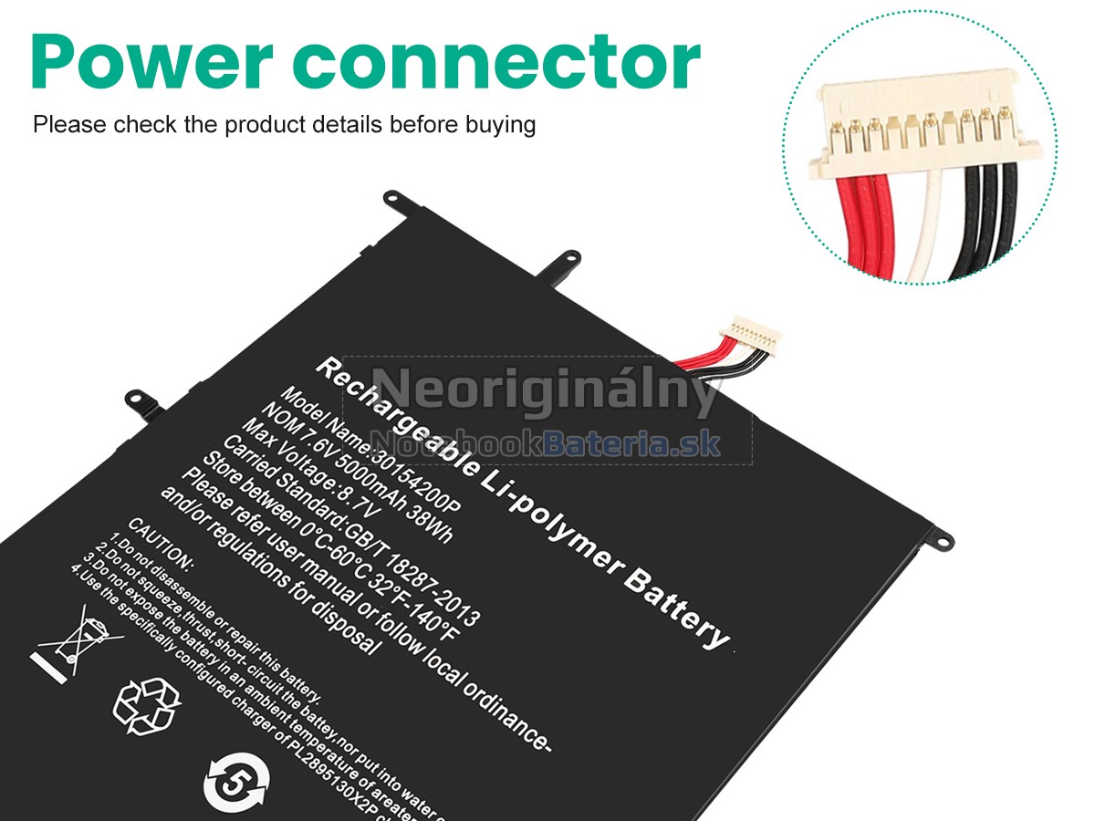 Náhradná batéria pre Teclast F7 PRO