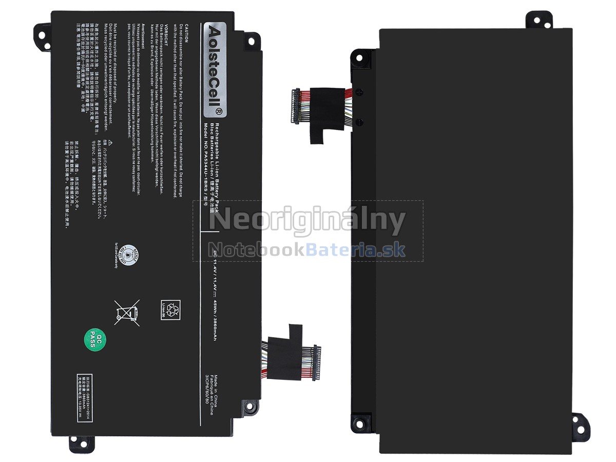 Náhradná batéria pre Toshiba PA5344U-1BRS