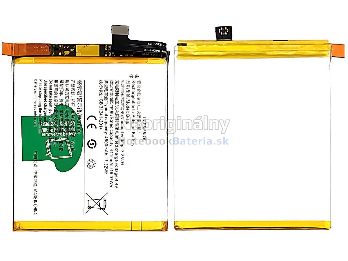 Náhradná batéria pre Vivo B-H6