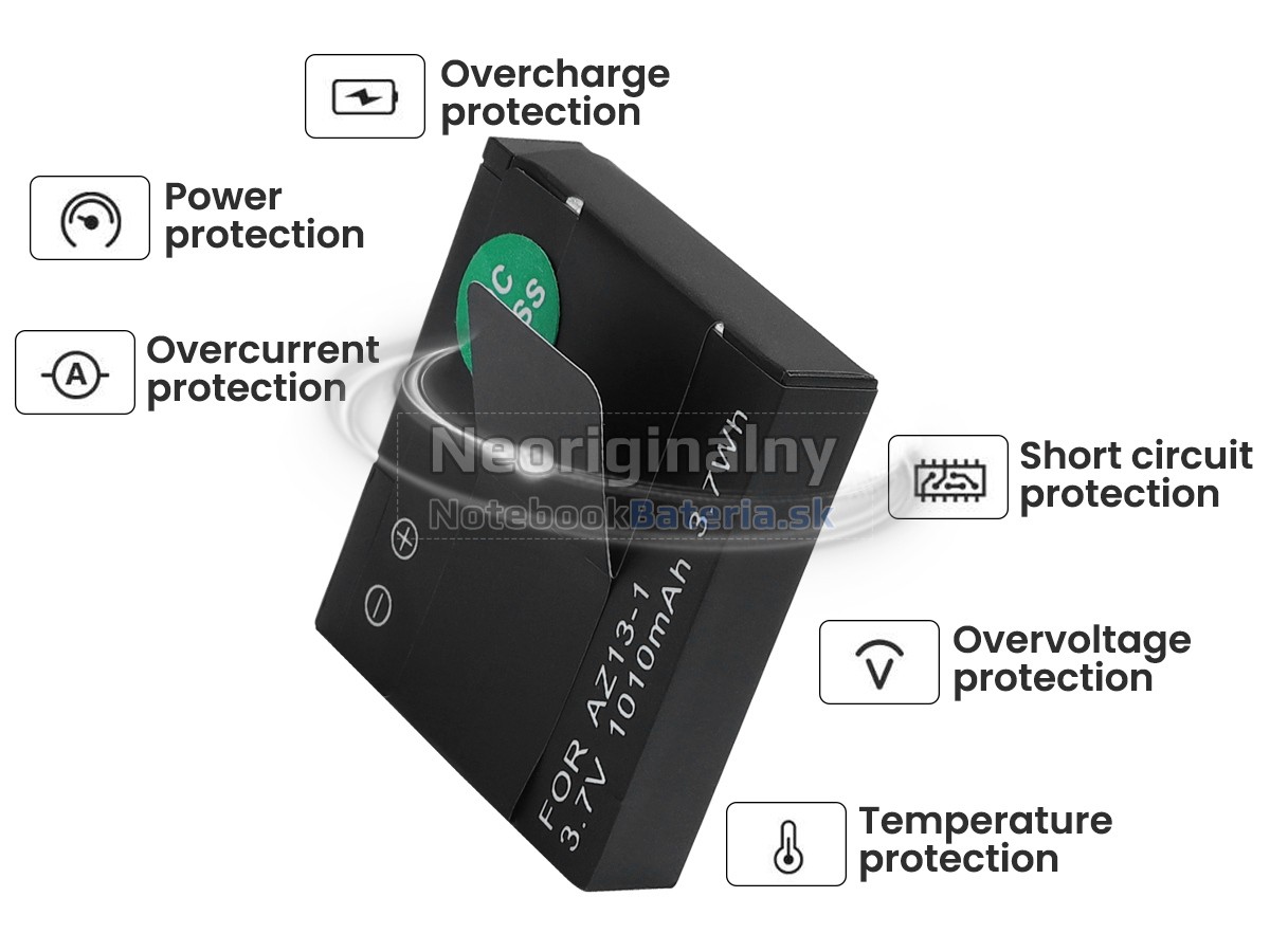 Náhradná batéria pre Xiaomi YI AZ13-1
