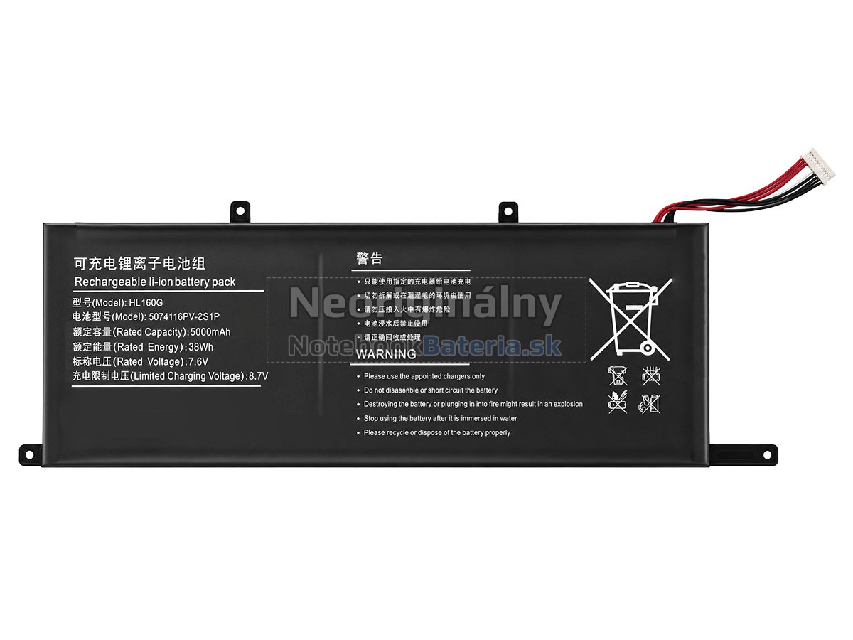 Náhradná batéria pre Xine 5074116PV-2S1P