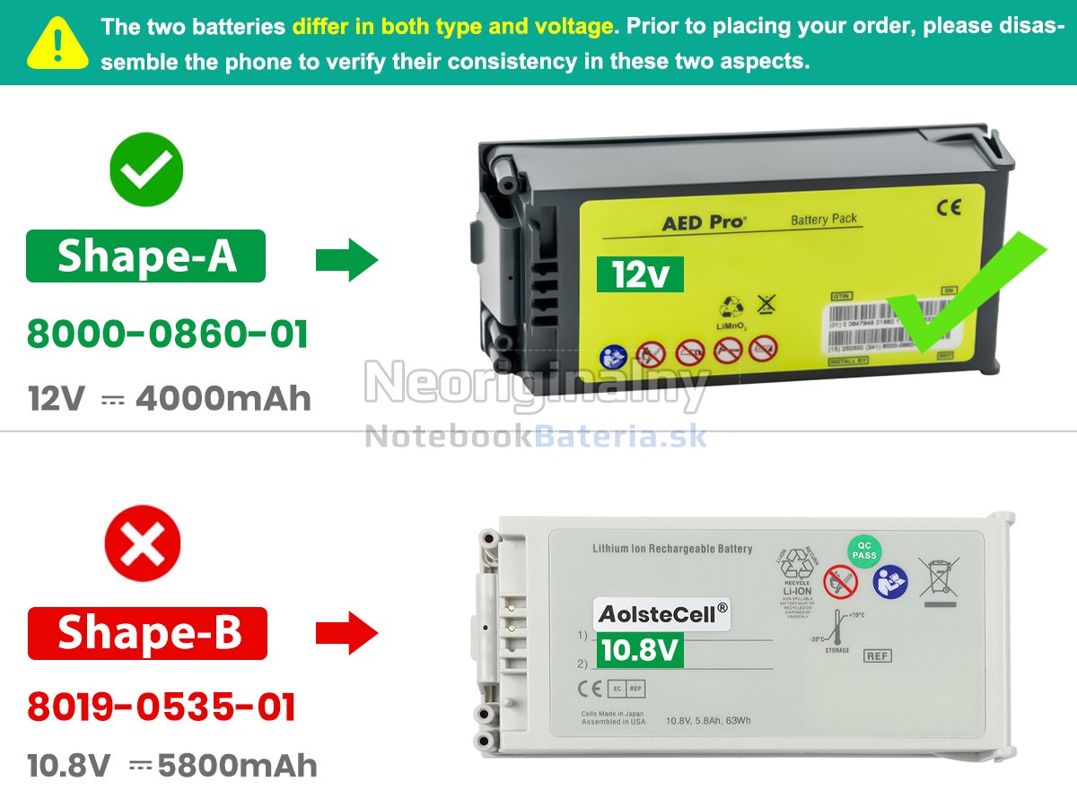 Náhradná batéria pre ZOLL AED PRO