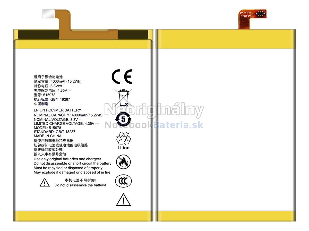 Náhradná batéria pre ZTE BLADE X3