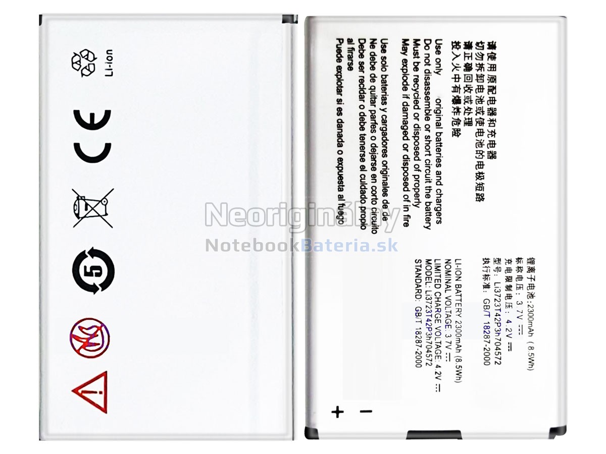Náhradná batéria pre ZTE MF91 4G WIFI